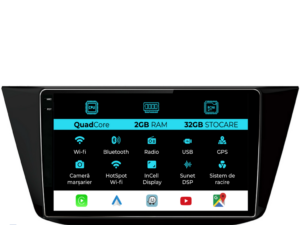 Navigation til Volkswagen Tiguan, 2016 - 2023, 10 tommer, 2Gb RAM, 32Gb lager, Carplay