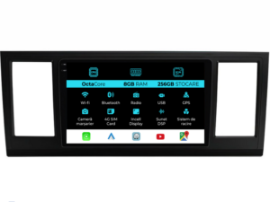 Navigation til Volkswagen Transporter T6 (2016 - 2020), 9 tommer, 8 GB RAM, 256 GB lager, Carplay