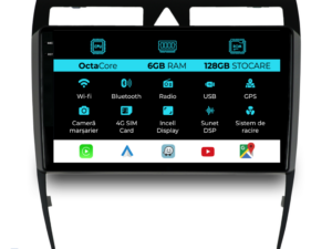 Navigation til Audi A6 C5 (2000-2004), 9 tommer, 6GB RAM, 128GB lager, Carplay