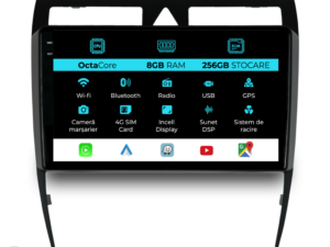 Navigation til Audi A6 C5 (2000-2004), 9 tommer, 8Gb RAM, 256Gb lager, Carplay