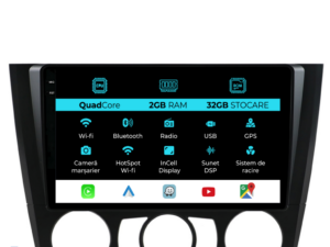 Navigation til BMW 1 Serie E82 E88 E81 E87 (2004-2011), 9 Tommer, 2Gb RAM, 32Gb Lager, Carplay