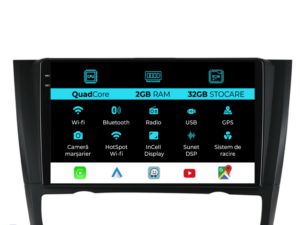 Navigation til BMW Serie 1 E82 E88 E81 E87 (2004-2011), 9 tommer, 2Gb RAM, 32Gb lager, Carplay