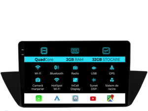 Navigation til BMW X1 E84 (2009-2015), 10 tommer, 2Gb RAM, 32Gb lager, Carplay