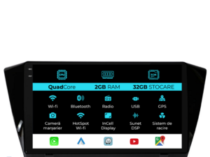 Navigation til Skoda Superb 3 (2015-2019), 10 tommer, 2Gb RAM, 32Gb lager, Carplay
