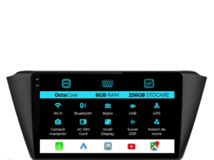 Navigation til Skoda Fabia, (2014-2019), Incell 9 Tommer, 8Gb RAM, 256Gb Lagerplads, Carplay