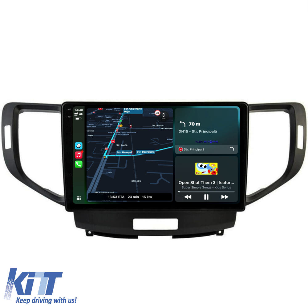 Navigation til Honda Accord, (2008-2012), Incell 9 tommer, 8GB RAM, 256GB lager, Carplay - Billede 2