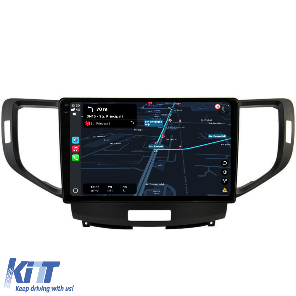 Navigation til Honda Accord, (2008-2012), Incell 9 tommer, 8GB RAM, 256GB lager, Carplay - Billede 3