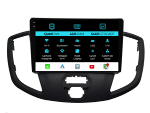 Navigation til Ford Transit, 2012-2018, QuadCore, 9 tommer, 4Gb RAM, 64Gb lager, Carplay