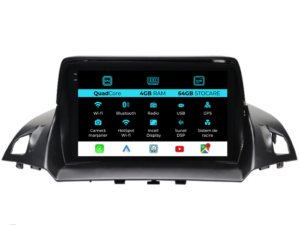 Navigation til Ford Kuga, 2013-2017, QuadCore, 9 tommer, 4Gb RAM, 64Gb lager, Carplay