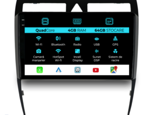 Navigation til Audi A6 C5 (2000-2004), QuadCore, 9 tommer, 4Gb RAM, 64Gb lager, Carplay