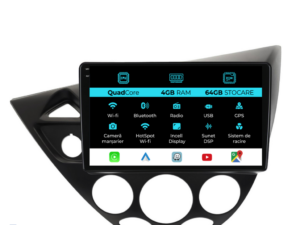 Navigation til Ford Focus MK1 (1998-2004), QuadCore, 9 Tommer, 4Gb RAM, 64Gb Lager, Carplay