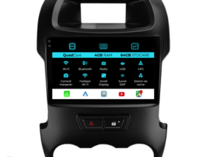 Navigation til Ford Ranger, 2012-2015, QuadCore, 9 tommer, 4Gb RAM, 64Gb lager, Carplay