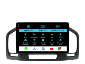 Navigation til Opel Insignia, (2008-2013), 9 tommer, 2Gb RAM, 32Gb lager, Carplay