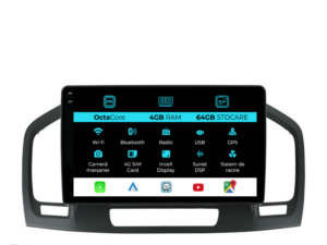 Navigation til Opel Insignia, 2008-2013, 9 tommer, 4Gb RAM, 64Gb lager, Carplay.