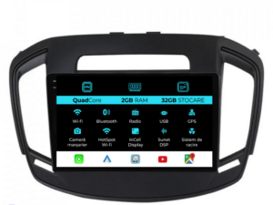 Navigation til Opel Insignia (2013-2017), 9 tommer, 2Gb RAM, 32Gb lager, Carplay