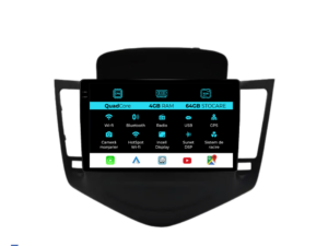 Navigation til Chevrolet Cruze (2008-2015), QuadCore, 9 tommer, 4Gb RAM, 64Gb lager, Carplay