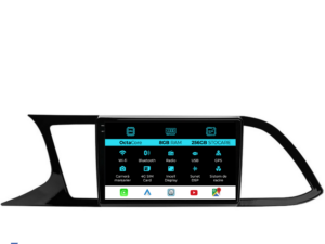 Navigation til Seat Leon 3, 2013-2020, 9 Tommer, 8Gb RAM, 256Gb lager, Carplay