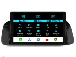 Navigation til Honda Accord VIII (2008-2012), 9 Tommer, 2Gb RAM, 32Gb Lager, Carplay