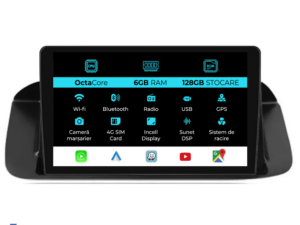Navigation til Honda Accord VIII (2008-2012), 9 Tommer, 6Gb RAM, 128Gb Lagerplads, Carplay