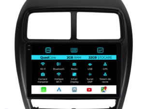 Navigation til Mitsubishi ASX, 2016 - 2019, 9 tommer, 2 Gb RAM, 32 Gb lager, Carplay