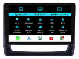 Navigation til Mitsubishi ASX 2 (2019 - 2025), 10 tommer, 2Gb RAM, 32Gb lager, Carplay