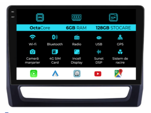 Navigation til Mitsubishi ASX 2 (2019 - 2025), 10 tommer, 6Gb RAM, 128Gb lager, Carplay