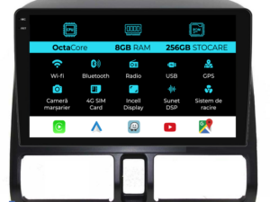 Navigation til Honda CR-V, (2001-2006), 9 Tommer, 8Gb RAM, 256Gb Lagerplads, Carplay