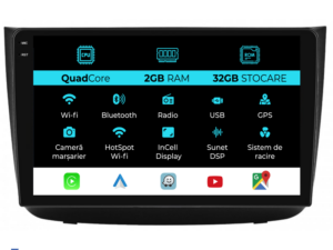 Navigation til Mercedes Vito, Viano (2005-2015), 10 tommer, 2 GB RAM, 32 GB lager, Carplay