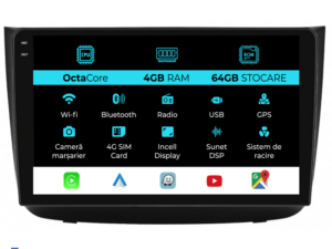 Navigation til Mercedes Vito, Viano (2005-2015), 10 tommer, 4 GB RAM, 64 GB lager, Carplay