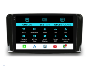 Navigation til Mercedes Benz ML W164, GL X164 (2005 - 2012), 9 tommer, 6 Gb RAM, 128 Gb lager, Carplay
