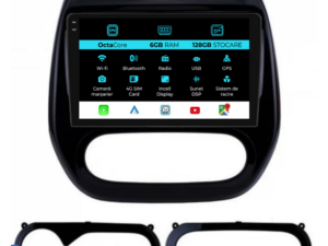 Navigation til Renault Captur, (2013-2020), 9 tommer, 6 GB RAM, 128 GB lager, CarPlay