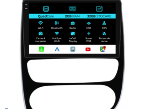 Navigation til Renault Clio 4 (2016-2019), 9 tommer, 2Gb RAM, 32Gb lager, Carplay