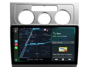 Navigation til Volkswagen Touran, 2003-2010, 10 tommer, 12GB RAM, 256GB lager, Carplay