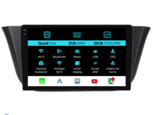 Navigation til Iveco Daily, (2014-2021), 9 tommer, 2Gb RAM, 32Gb lager, Carplay