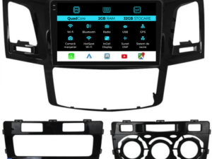 Navigation til Toyota Hilux VII (2004-2015), 9 tommer, 2GB RAM, 32GB lager, Carplay