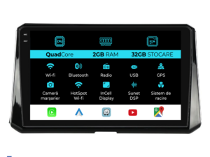 Navigation til Toyota Corolla, 2019-2025, 10 tommer, 2Gb RAM, 32Gb lager, Carplay