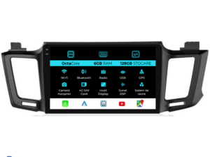 Navigation til Toyota Rav 4, (2012-2018), 10 tommer, 6Gb RAM, 128Gb lager, Carplay