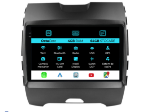 Navigation til Ford Edge, 2015-2021, 9 tommer, 4Gb RAM, 64Gb lager, Carplay