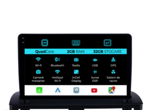 Navigation til Volvo XC90, (2002-2014), 9 tommer, 2Gb RAM, 32Gb lager, Carplay