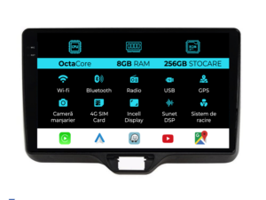 Navigation til Toyota Yaris P21 (2020-2025), 10 tommer, 8Gb RAM, 256Gb lager, Carplay
