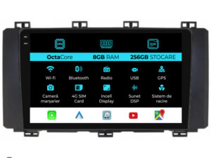 Navigation til Seat Ateca, 2016-2021, 9 Tommer, 8Gb RAM, 256Gb Lager, Carplay