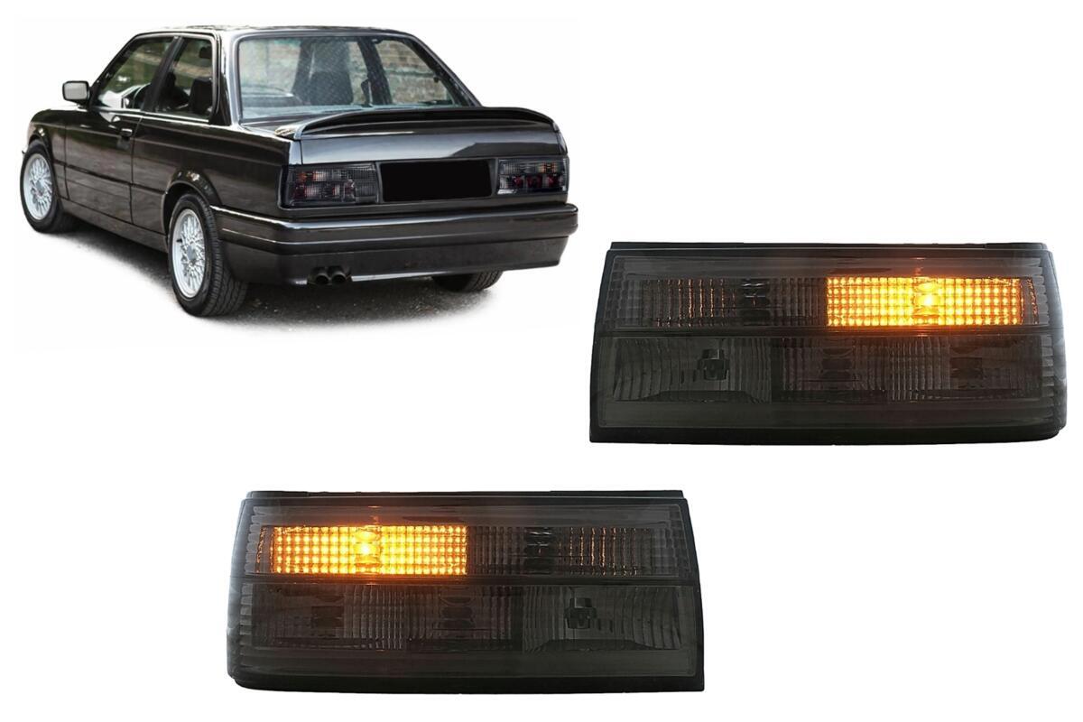 Baglygter velegnede til BMW 3 Series E30 Facelift Sedan Cabrio Touring (1987-1994) Smoke