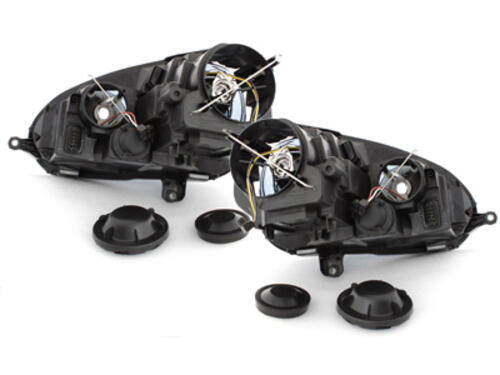 Hovedlygter DEPO passende til VW Golf V 5 (2003-2009) Jetta (2003-2009) GTI Look Sort LHD - Billede 2