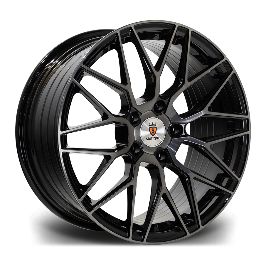 Stuttgart SF14 (Black Polished Dark Tint)